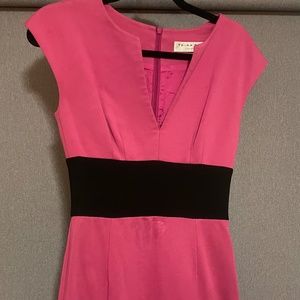Trina Turk pink and black dress